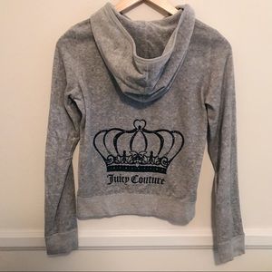 Juicy Couture Velour Grey Jacket